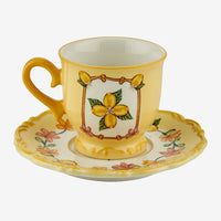 Sarı Stoneware Kahve Fincan Seti 90 Ml Il Sogno Collection by Chiara Alessi