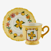 Sarı Stoneware Kahve Fincan Seti 90 Ml Il Sogno Collection by Chiara Alessi