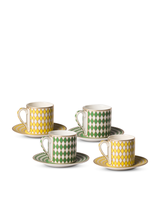 Chess Espresso Cups (4lü)