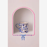 Cath Kidston Strawberry Garden Mavi Porselen Kupa 275 ml