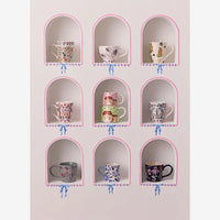Cath Kidston Strawberry Garden Mavi Porselen Kupa 275 ml