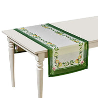 Chiara Alessi Carpe Diem Yeşil Polyester Runner 50X150 Cm