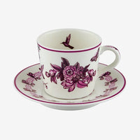 Pembe Porselen Kahve Fincan Seti 120 Ml Primavera Collection by Chiara Alessi