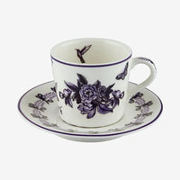 Mor Porselen Kahve Fincan Seti 120 Ml Primavera Collection by Chiara Alessi