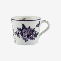Mor Porselen Kahve Fincan Seti 120 Ml Primavera Collection by Chiara Alessi