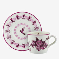 Pembe Porselen Kahve Fincan Seti 120 Ml Primavera Collection by Chiara Alessi