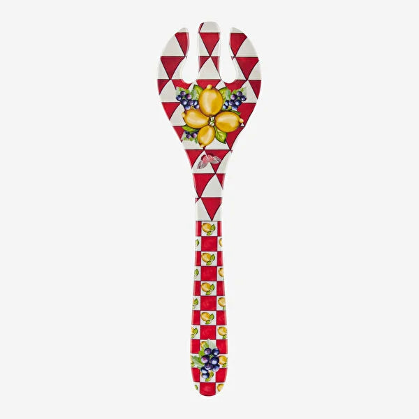 Kırmızı Melamin Servis Seti 28 Cm Capri Collection by Chiara Alessi