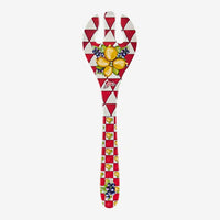 Kırmızı Melamin Servis Seti 28 Cm Capri Collection by Chiara Alessi