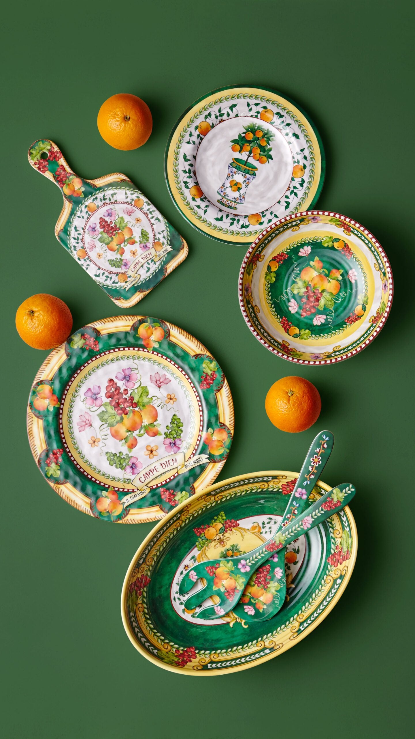 Sarı Melamin Kahvaltı Tabağı 21,5 Cm Carpe Diem Collection by Chiara Alessi