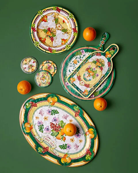 Yeşil Melamin Sunum Tahtası 34 Cm Carpe Diem Collection by Chiara Alessi