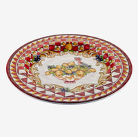 Kırmızı Melamin Yemek Tabağı 28 Cm Capri Collection by Chiara Alessi