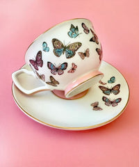 Papillon Teacup & Saucer
