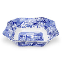 Spode Blue Italian 24 cm Kare Salata Servis Kasesi