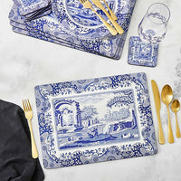 Spode Blue Italian 4'lü Büyük Boy Amerikan Servis Seti 40x30 cm