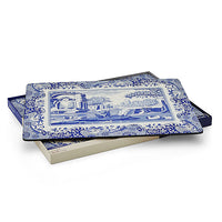 Spode Blue Italian 4'lü Büyük Boy Amerikan Servis Seti 40x30 cm