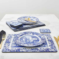 Spode Blue Italian 4'lü Büyük Boy Amerikan Servis Seti 40x30 cm
