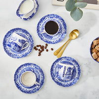 Spode Blue Italian Kahve Fincanı ve Tabağı - 90 ml (Tek)