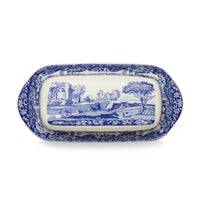 Spode Blue Italian Porselen Tereyağlık
