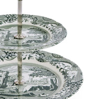 Spode Heritage Green Italian 2 katlı servis