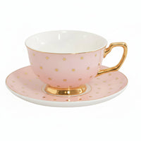 Teacup Polka Gold Blush