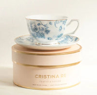 Teacup & Saucer French Toile - 5