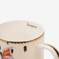 Yvonne Ellen Animals Beyaz Porselen Kupa 350 ml