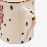 Yvonne Ellen Animals Beyaz Porselen Kupa 350 ml
