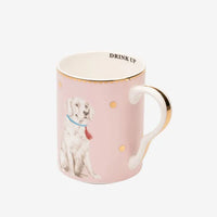 Yvonne Ellen Animals Pembe Porselen Kupa 350 ml
