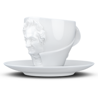 Yetenek fincanı ''Johann Wolfgang von Goethe'' Beyaz, 260 ml